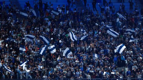 Aficionados de Rayados de Monterrey.