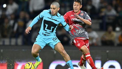 Santiago López en su segundo partido oficial en la Liga MX.