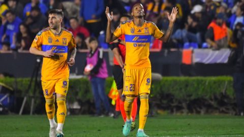 San Nicolás de los Garza, Nuevo León, 14 de febrero de 2024. , durante el partido de vuelta de la primera ronda de la Champions Cup de la CONCACAF 2024, entre los Tigres de la UANL y los Vancouver Whitecaps FC, celebrado en el estadio Universitario. Foto: Imago7/ Juan Angel Ovalle