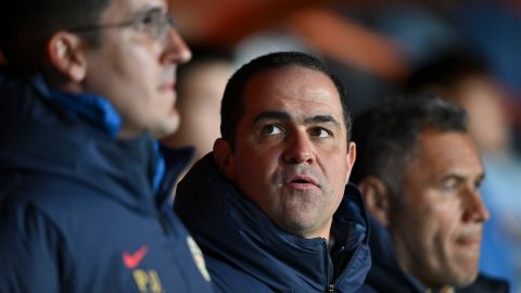 El entrenador brasileño de las Águilas del América, André Jardine, durante el encuentro del sábado por la noche ante el Pachuca.