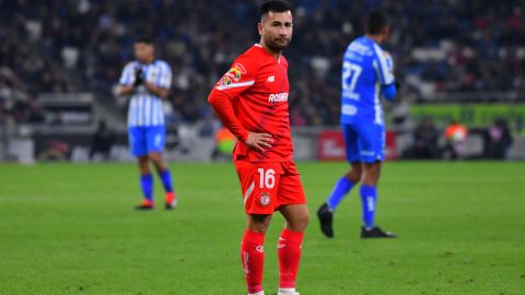 Monterrey, Nuevo León a 18 de febrero de 2024. , durante el partido correspondiente a la jornada 7 del torneo Clausura 2024, entre los rayados de Monterrey y Diablos rojos de Toluca, realizado en el estadio BBVA. Foto/ Imago7/ Juan Angel Ovalle