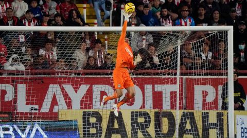 Aguascalientes a 20 de febrero de 2024. , durante el partido correspondiente a la jornada 9 del torneo Clausura 2024 de la Liga BBVA MX, entre los rayos del Necaxa y las Chivas rayadas del Guadalajara, realizado en el estadio Victoria. Foto: Imago7/ Sebastian Laureano Miranda