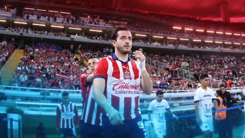 Guadalajara, Jalisco a 24 de febrero de 2024. , durante el partido correspondiente a la jornada 8 del torneo Clausura 2024, entre las chivas rayadas de Guadalajara y los Pumas de la UNAM, realizado en el estadio Akron. Foto/ Imago7/ Juan Carlos Núñez Cubeyro.