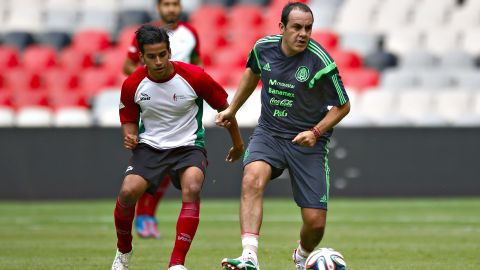 Cuauhtémoc es el tercer goleador histórico de la selección de México.