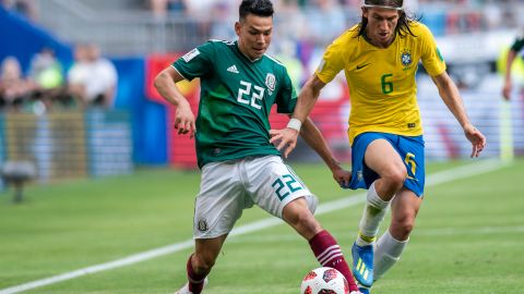 Samara, Rusia, 2 de julio de 2018. , durante el juego de los Octavos de Final de la Copa Mundial de la FIFA Rusia 2018, entre la Selección de Brasil y la Selección Nacional de México celebrado en el estadio Arena Samara. Foto: Imago7/ Ismael Arroyo