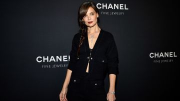 Katie Holmes attends the Chanel Watches and Fine Jewelry Fifth Avenue flagship boutique grand opening on Wednesday, Feb. 7, 2024, in New York.