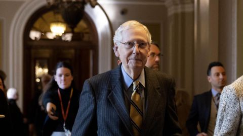 Mitch McConnell, líder republicano del Senado