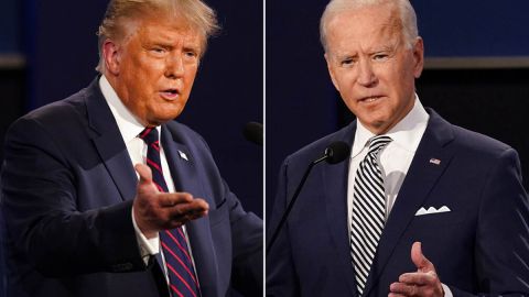 Donald Trump y Joe Biden