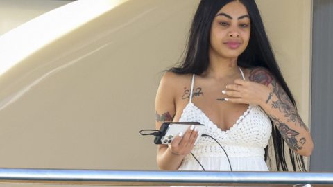 Yailin la más viral en Ibiza.