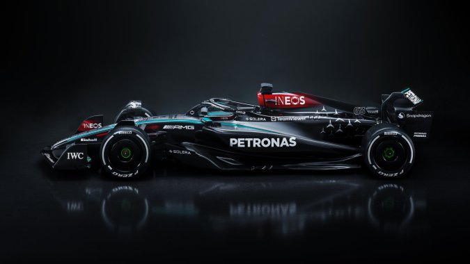 Mercedes W15 . Crédito Fotográfico: Formula 1