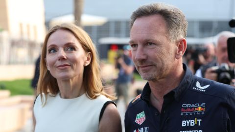 Christian Horner junto a su esposa Geri Halliwell.