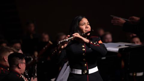 1st Marine Division band performs at Cité de la Musique et de la Danse Soissons