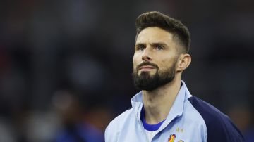 Marseille (France), 25/03/2024.- Frances's Olivier Giroud looks on before the friendly international soccer match between France and Chile in Marseille, France, 26 March 2024. (Futbol, Amistoso, Francia, Marsella) EFE/EPA/GUILLAUME HORCAJUELO