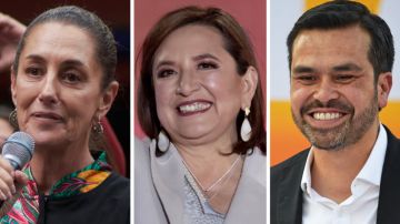 Claudia Sheinbaum, Xóchitl Gálvez y Jorge Álvarez Máynez competirán por ser el próximo presidente de México.