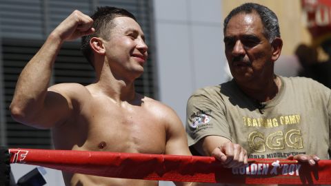 Gennady Golovkin y Abel Sánchez