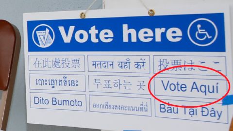 California y Texas son los estados donde más votantes latinos hay.