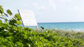 Playa cerrada