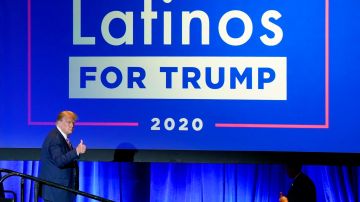 En 2020, la campaña del expresidente mantuvo el movimiento "Latinos por Trump".