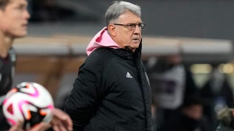 El argentino Gerardo Martino durante un encuentro del Inter Miami en la presente temporada de la MLS en la que marchan líderes.