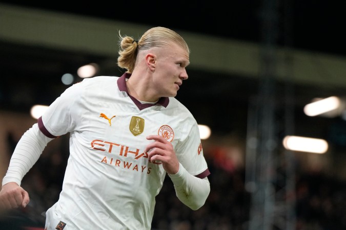 Erling Haaland disputó los 90 minutos en el encuentro de ida de los octavos de final de la Champions League ante el Copenhague que ganaron los ingleses 3-1.