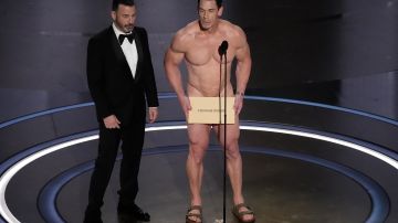 Jimmy Kimmel reveló lo difícil que fue lograr la aparición de John Cena desnudo en los Oscar