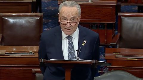 El líder del Senado, Chuck Schumer, llamó a nuevas elecciones en Israel.