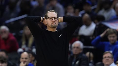 Nick Nurse, entrenador de Philadelphia 76ers.