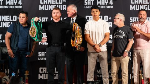 Canelo Álvarez y Jaime Munguía
