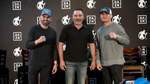 José Ramírez, Óscar de la Hoya y Vergil Ortiz Jr.