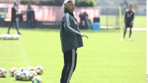 El ex auxiliar de Gerardo Martino en la selección de México, el argentino Norberto "Gringo" Scoponi. Foto: José Luis Ramírez/Agencia Reforma