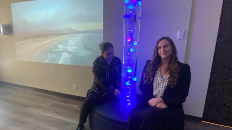 Sala multisensorial del Gateways Hospital and Mental Health Center en Echo Park.