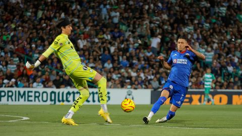 Torreón, Coahuila, 9 de Marzo de 2024. , durante el partido correspondiente a la jornada 11 de torneo Clausura 2024 de la Liga BBVA MX, entre los Guerreros de Santos Laguna y la máquina celeste del Cruz Azul, celebrado en el estadio Corona. Foto: Imago7/ Saul Perales