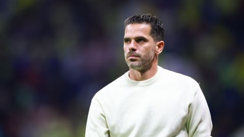 Ciudad de México, 13 de marzo de 2024. Fernando Gago, director técnico, durante el partido de vuelta de los Octavos de Final de la Champions Cup de la CONCACAF 2024, entre las Águilas del América y las Chivas Rayadas del Guadalajara, celebrado en el Estadio Azteca. Foto: Imago7/ Eloisa Sánchez