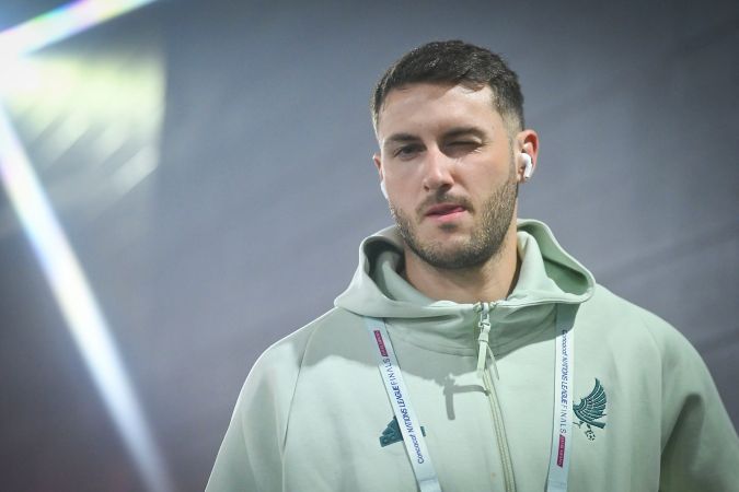 El delantero mexicano Santiago Giménez a su llegada al AT&T Stadium el pasado domingo para disputar la final de la Nations League de la Concacaf ante la Selección de Estados Unidos.