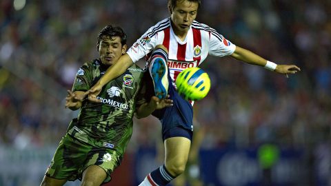 Irapuato, Guanajuato, 24 de Febrero de 2015. Erick "el cubo" Torres durante el partido correspondiente a la Jornada 5 del torneo de CopaMX del Clausura 2015 de , entre los Freseros de Irapuato y las Chivas Rayadas del Guadalajara, celebrado en el Estadio Sergio León Chavez. Foto: Imago7/ Sergio Mejía