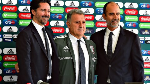 Ciudad de México, 7 de enero de 2019. Gerardo Martino, durante su presentación como Director Técnico de la Selección Nacional de México, celebrado en el Centro de Alto Rendimiento. Foto: Imago7/Etzel Espinosa