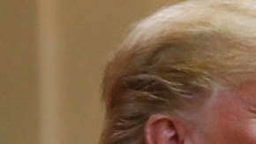 Vladimir Putin, presidente de Rusia, y Donald Trump, entonces presidente estadounidense