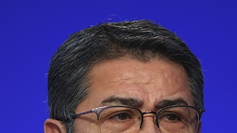 Juan Orlando Hernández y Genaro García Luna