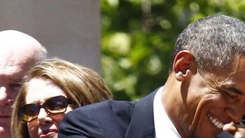 Joe Biden, Barack Obama y Bill Clinton