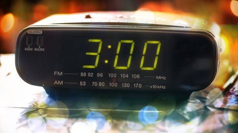 Algunas personas despiertan frecuentemente a las 3 de la madrugada.