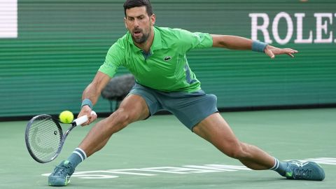 El serbio Novak Djokovic, número uno del ranking ATP, venía de superar al australiano Aleksandar Vukic.