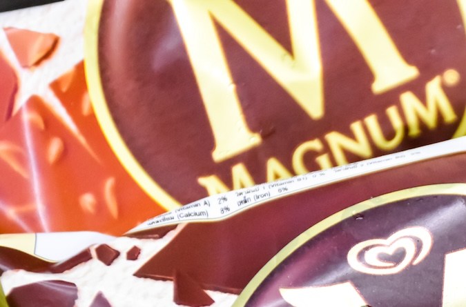 Grupo de paletas de helado Magnum una de las marcas que se separarán de Unilever Group.