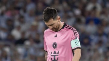 Messi no pudo ser determinante en el partido.