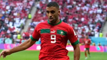 El agredido fue Abderrazak Hamdallah, delantero del Al Ittihad y de la selección de Marruecos.