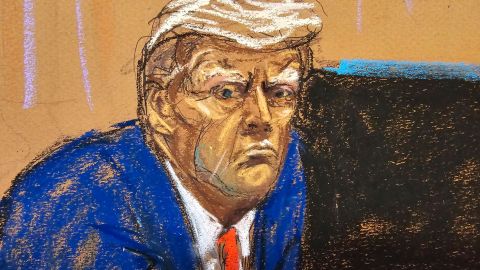 Juez programa audiencia sobre posible sanción a Trump por sus comentarios en redes, en el inicio de histórico juicio
