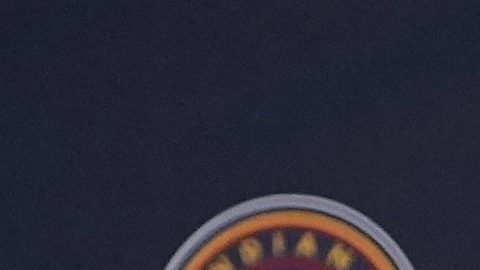Indiana Fever's Caitlin Clark holds her jersey following a WNBA basketball news conference, Wednesday, April 17, 2024, in Indianapolis. (AP Photo/Darron Cummings)