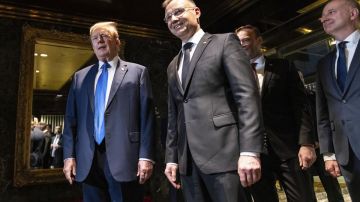 Andrzej Duda, presidente de Polonia, se reunió con Donald Trump en Nueva York