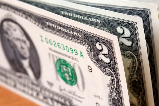 Billetes de $2 dólares