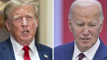 Donald Trump, candidato presidencial republicano, y Joe Biden, actual mandatario estadounidense