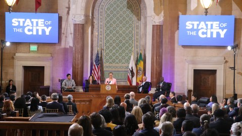 Karen Bass, alcaldesa de LA.